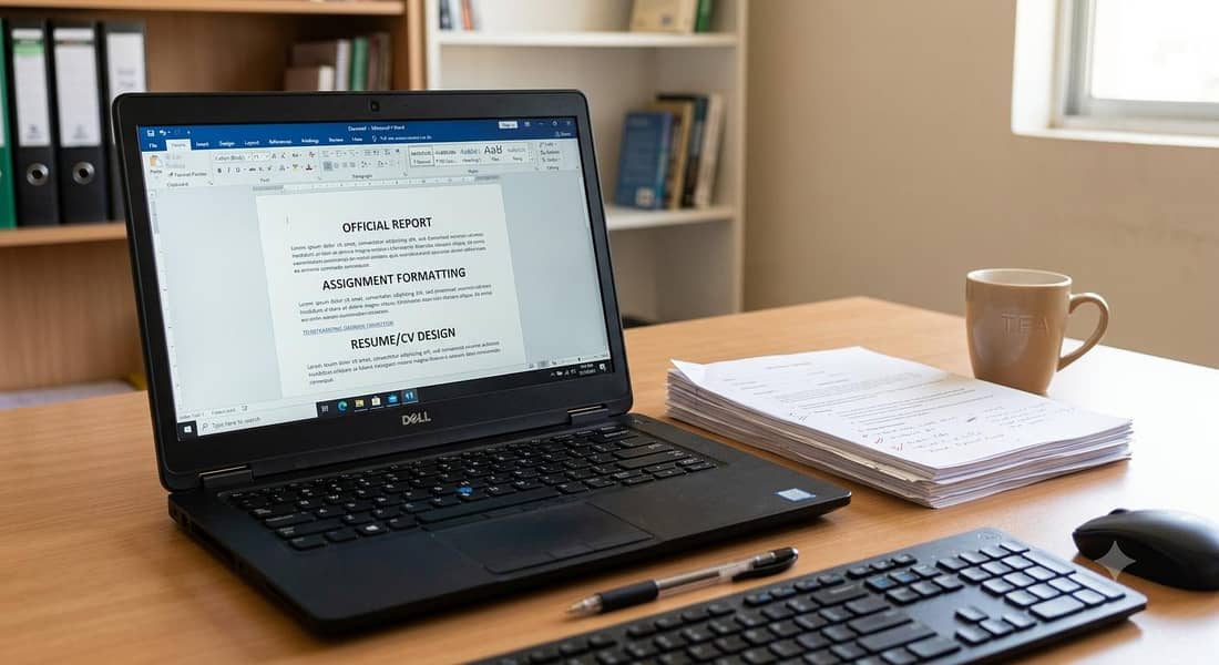 Professional MS Word Typing, Formatting & Assignment Services 1