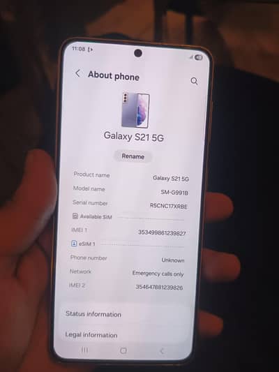 Samsung  S21 5G | 8GB/256GB | Non-PTA