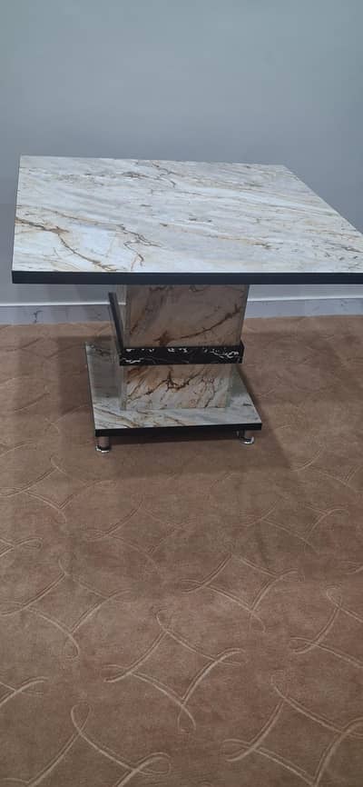 square wooden table