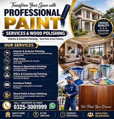 House Paint & Wood Polishing Services