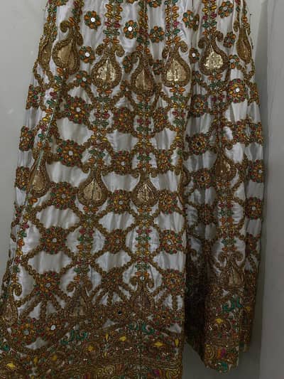 elegant pair of Mehndi occasion wedding Lehnga