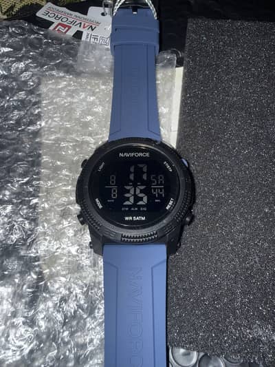 Digital Naviforce watch sealed with box