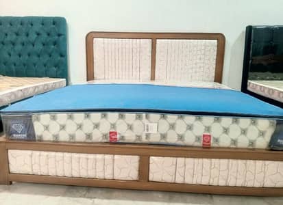 Pure Wood King Size Double Bed Only Available Here/03019225195