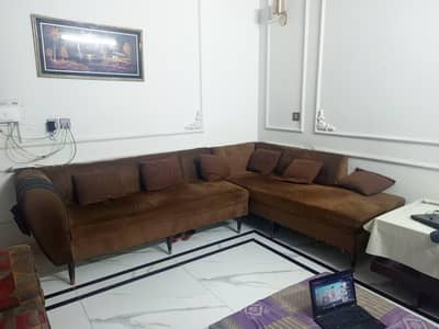 Brown sofa