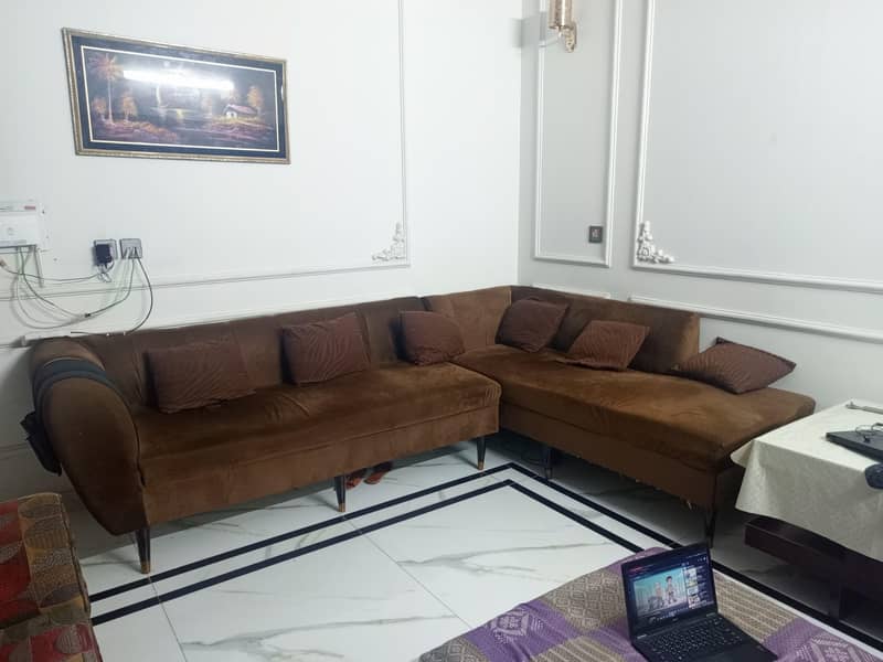 Brown sofa 0