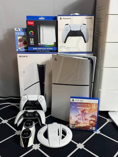 PS5 slim 1tb Disk edition for Urgent Sale PlayStation 5 game