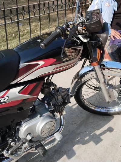 Honda CD 70 black colour