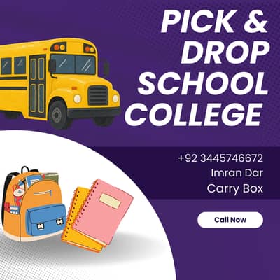 School and college pick and drop Service
