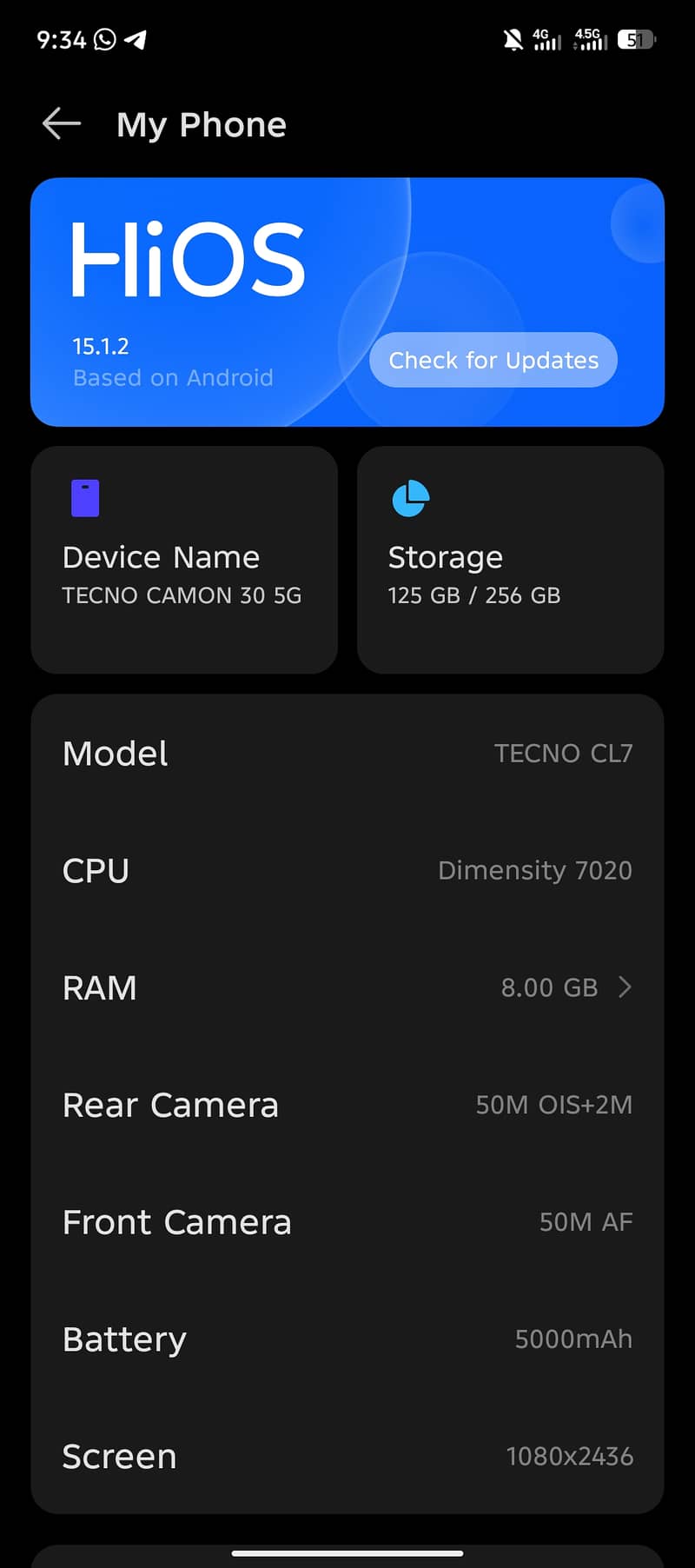 Tecno camon 30 5g 0