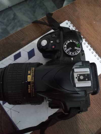 Nikon D3300 with 64 GB SD card