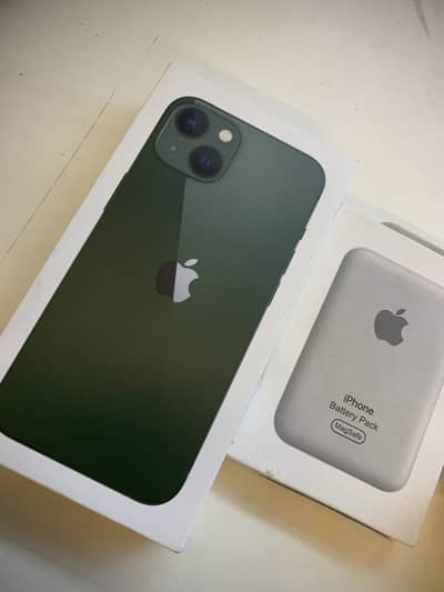Apple iPhone 13 factory unlocked with box and battery pack