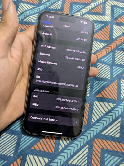 Apple iPhone 15 Pro 256gb mdm bypass urgent sale