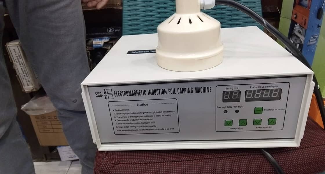 Electromagnetic Induction Foil Capping Machine 2