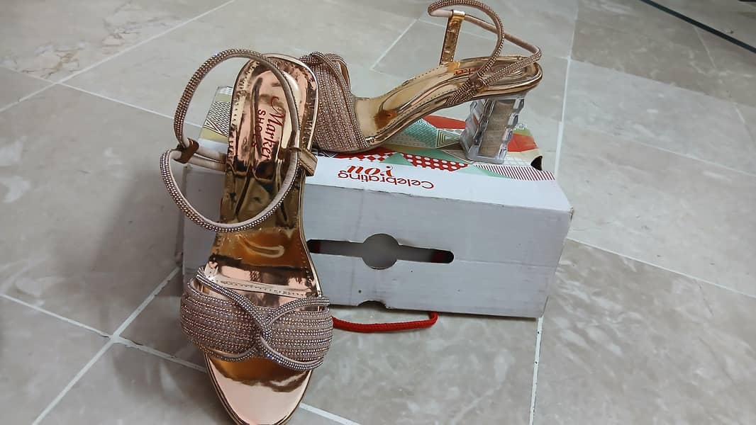 Bridal Heels peach shade 0