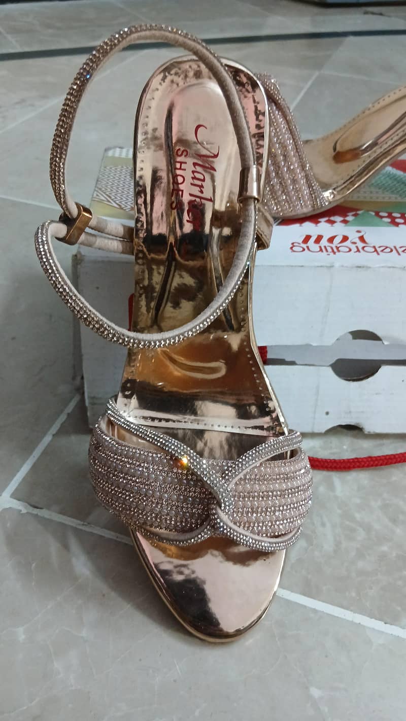 Bridal Heels peach shade 2