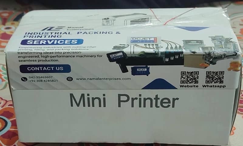 Mini Printer Expiry Date Machine with Ink and Box 1