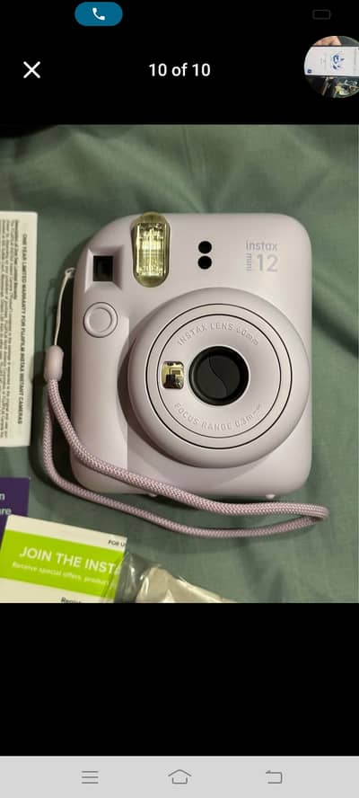 Fujifilm instax mini 12 Brand New All accessories untouched