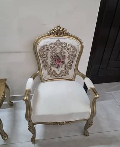 Chair set with table and rocking chair best offer contact: 03219900051