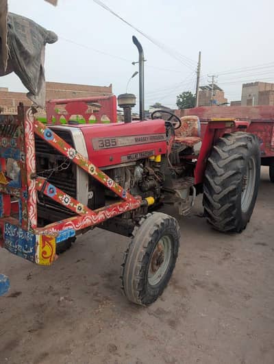 massey 385 with dumper