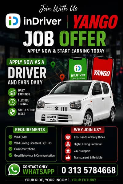 I need indriver driver