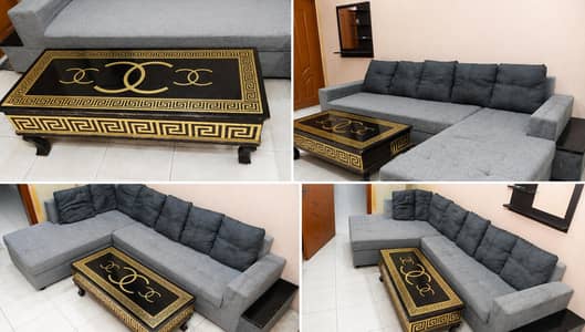 L shaped Sofa in good condition for sale