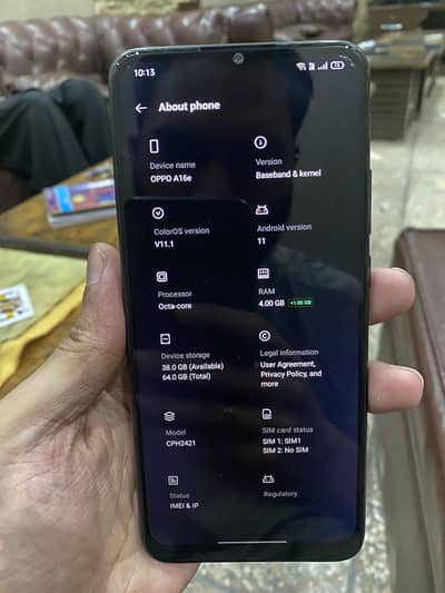 OPPO A16e For Sale | Excellent Condition 10/10 | 4Gb/64Gb
