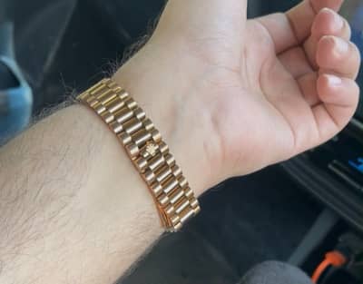 Rolex Rose Gold with Ombre dial