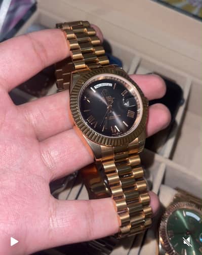 Rolex Rose Gold with Ombre dial