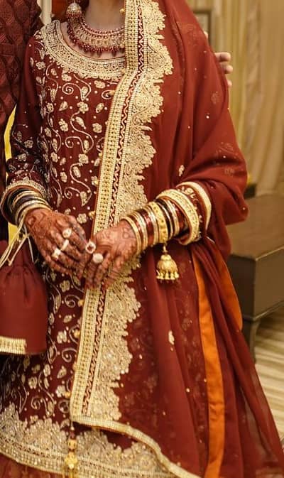 Barat sharara dress barat suit