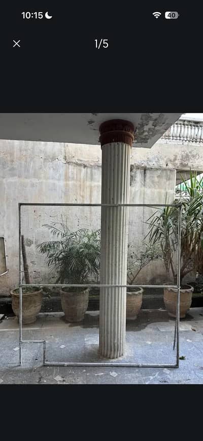 16feet  pigeon Cage (5 Pieces) – Strong Build with Roof