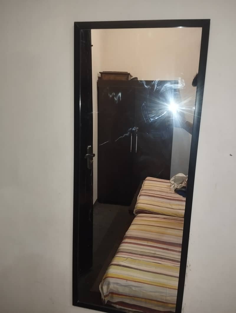 Wall mirror with stool 2