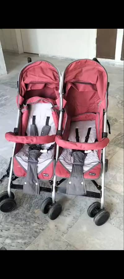 Used Twin Baby Stroller – Excellent Condition