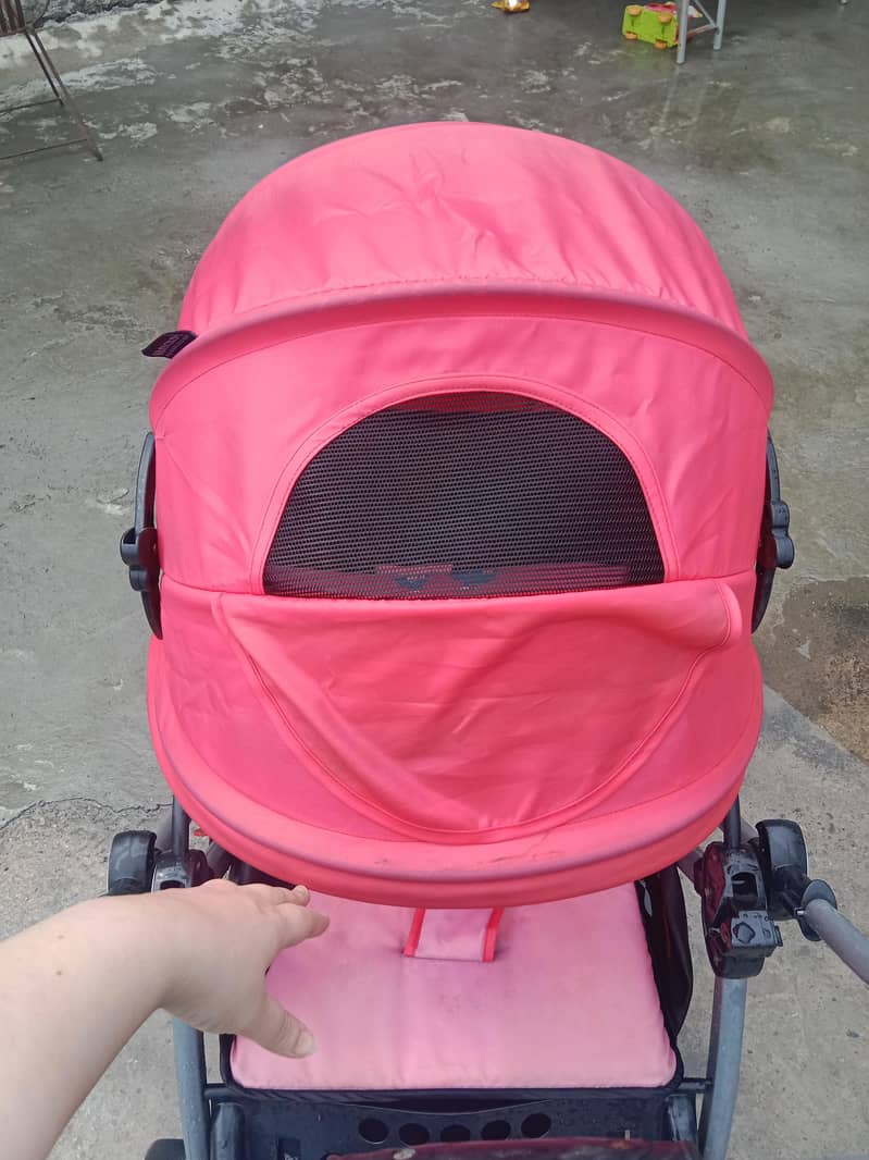 Pink pram 0
