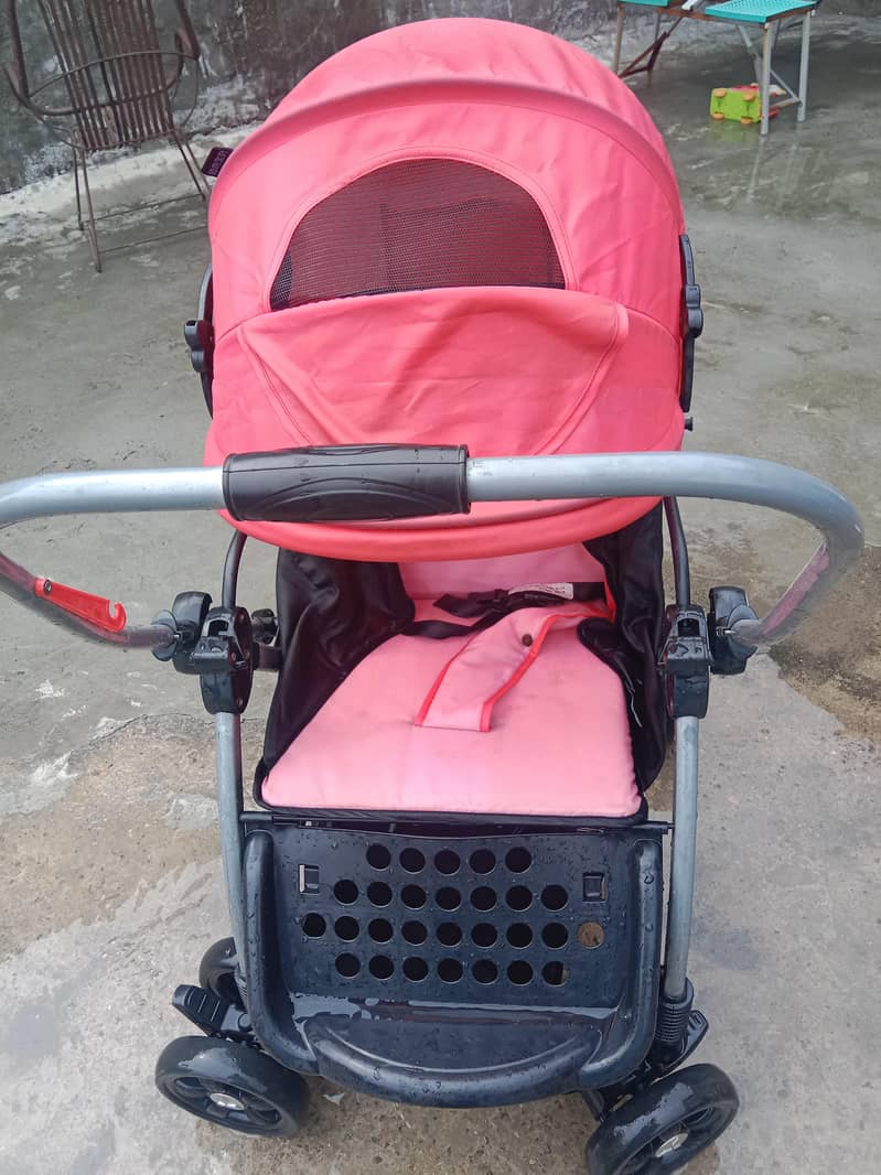 Pink pram 1