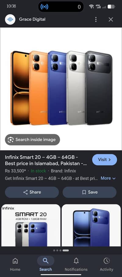 Infinix smart 20