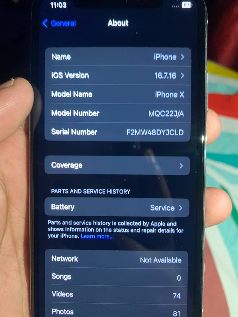 Apple iPhone X 8