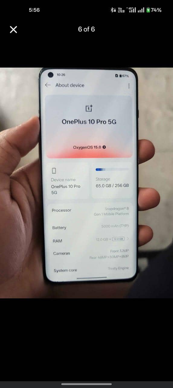 One Plus 10 Pro 1