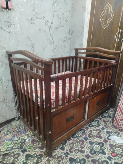 Baby Cot | Baby Cart | Wooden Baby Cot