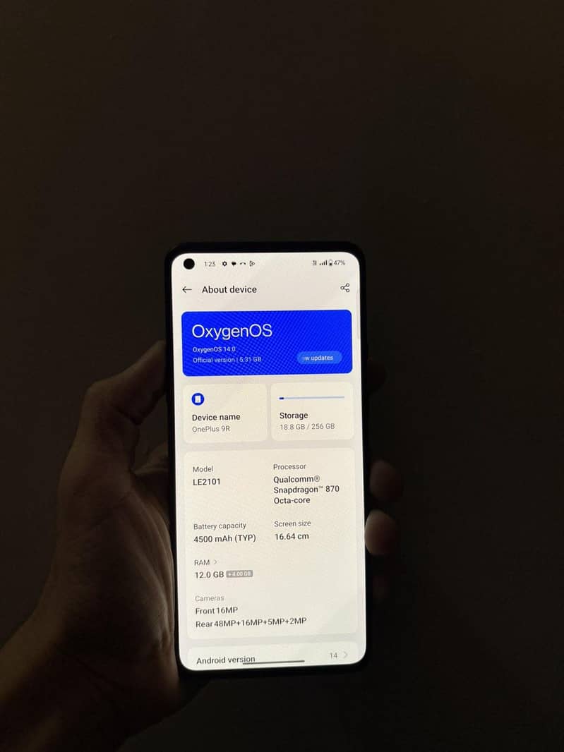 OnePlus 9r 3