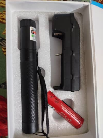 green laser light