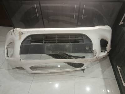 kia picanto bumper accidented