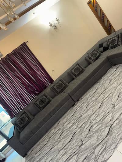 L Shaped 10 Seater Molty Form Sofa Set for Sale