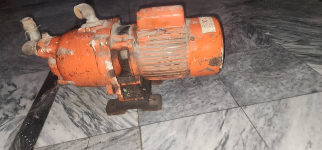 : Heavy-Duty Used Electric Jet Water Pump (Orange)