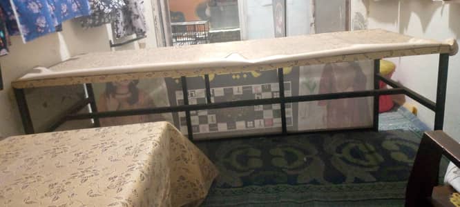 Heavy Iron Table for Sale | Strong Metal Frame | Large Size