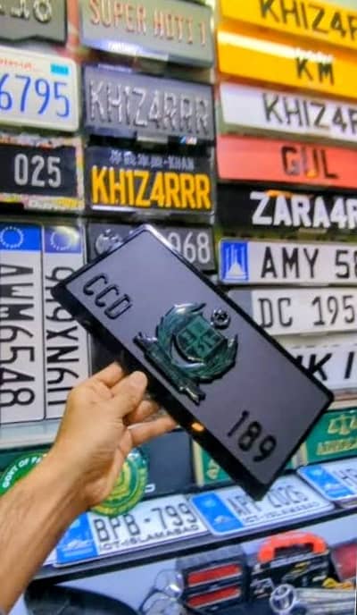 Customized number plates for cars+bikes