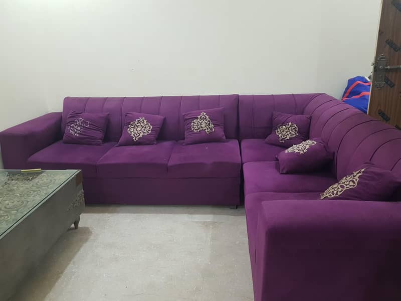 L shape sofa 1