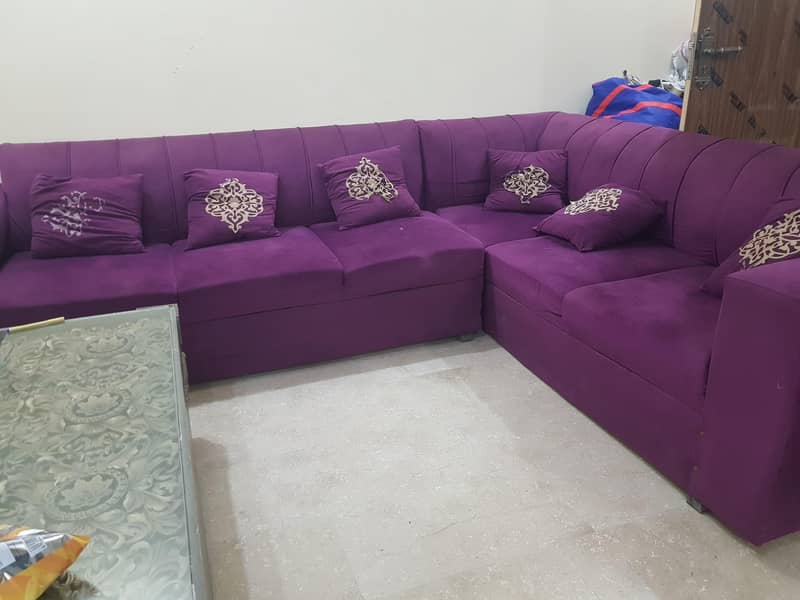 L shape sofa 2