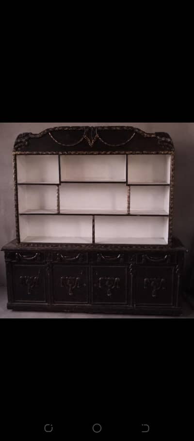 Beautiful Wooden Showcase Almari – Used
