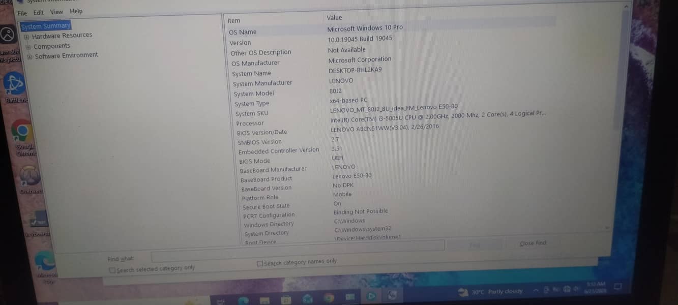 lenevo core i3 5th generation 2