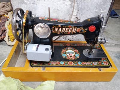 Nadeem sewing machine for sale with moter condition 10 by 10